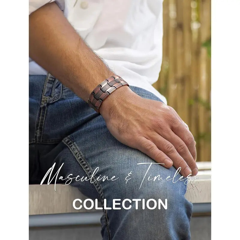 🎁Copper magnetic bracelet——Relieve fatigue and promote blood circulation✨