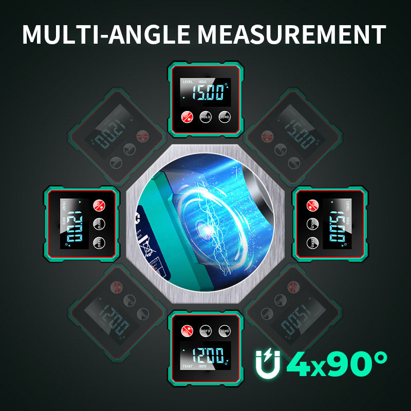 🛠️Magnetic digital angle meter with electronic laser