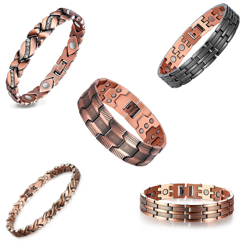 🎁Copper magnetic bracelet——Relieve fatigue and promote blood circulation✨