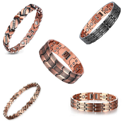 🎁Copper magnetic bracelet——Relieve fatigue and promote blood circulation✨