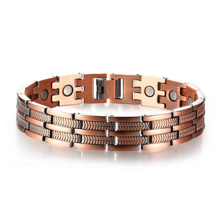 🎁Copper magnetic bracelet——Relieve fatigue and promote blood circulation✨