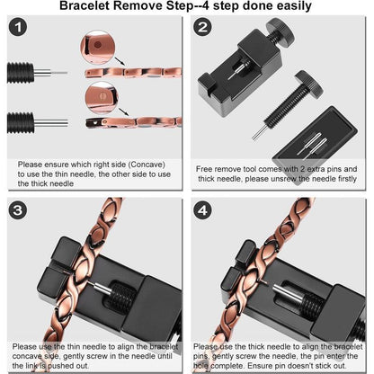 🎁Copper magnetic bracelet——Relieve fatigue and promote blood circulation✨