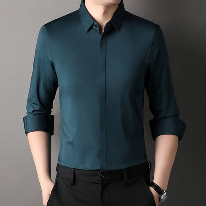 🔥2025 Hot Sale🔥Men's Wrinkle-Free Button-Down Shirt