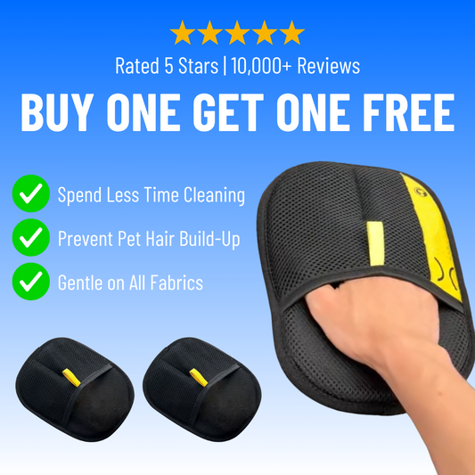 🔥Pawzioo™ Electrostatic Pet Hair Removal Grooming Gloves