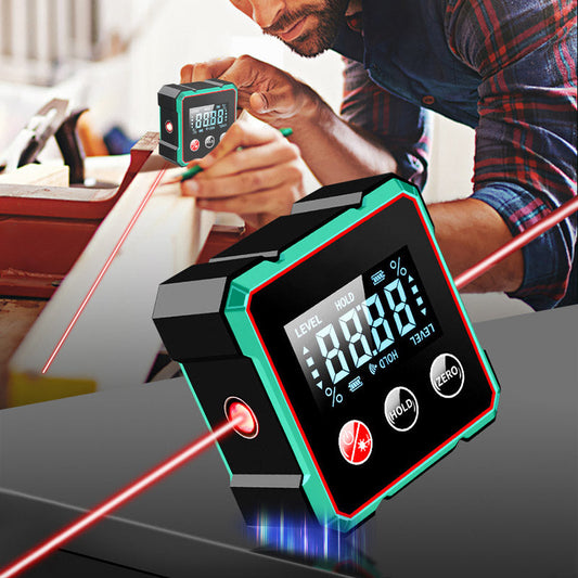 🛠️Magnetic digital angle meter with electronic laser
